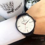 Copy Vacheron Constantin Geneve Black Case White Dial Watch Men